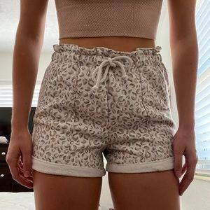 Cheetah soft shorts